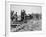 Track-Layers Gang-Building the Union Pacific Railroad Through American Wilderness, 1860S-null-Framed Photographic Print