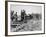 Track-Layers Gang-Building the Union Pacific Railroad Through American Wilderness, 1860S-null-Framed Photographic Print