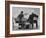 Track Officials Watching an Olympics' Race-Howard Sochurek-Framed Photographic Print