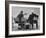 Track Officials Watching an Olympics' Race-Howard Sochurek-Framed Photographic Print