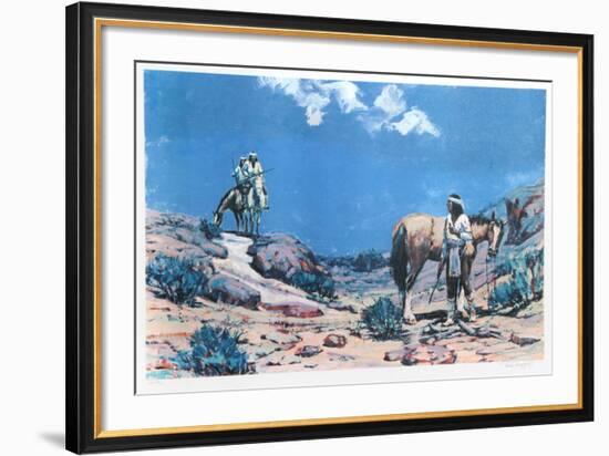 Trackers Moon-Noel Daggett-Framed Limited Edition