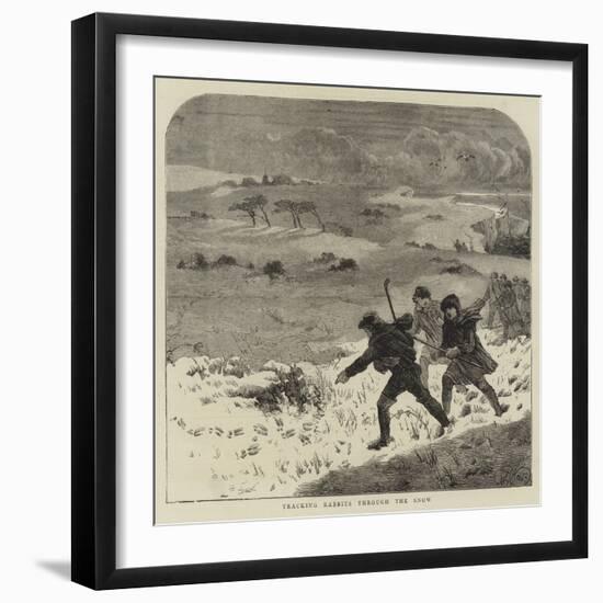 Tracking Rabbits Through the Snow-Harrison William Weir-Framed Giclee Print