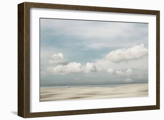 Tracking the coastline-Gilbert Claes-Framed Giclee Print