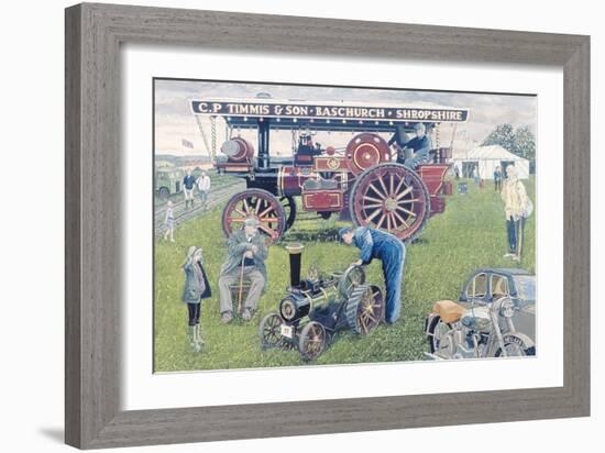 Traction Engines at the Show, 1993-Huw S. Parsons-Framed Giclee Print