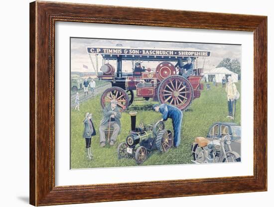 Traction Engines at the Show, 1993-Huw S. Parsons-Framed Giclee Print