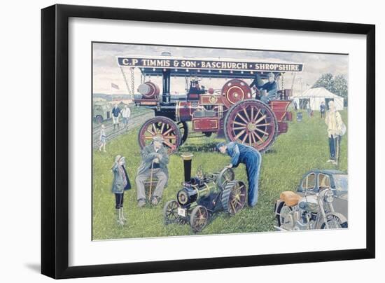 Traction Engines at the Show, 1993-Huw S. Parsons-Framed Giclee Print