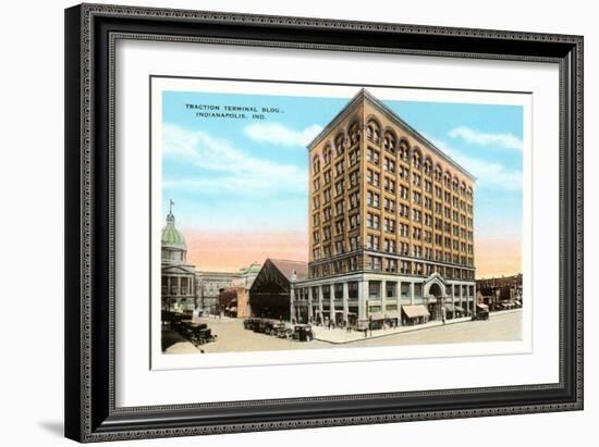 Traction Terminal Building, Indianapolis, Indiana-null-Framed Art Print