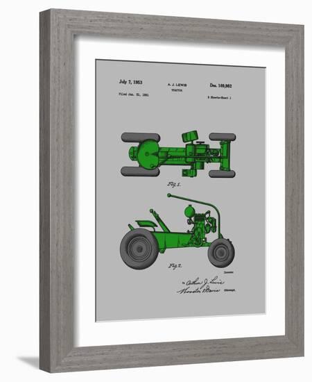 Tractor 1953-Dan Sproul-Framed Art Print