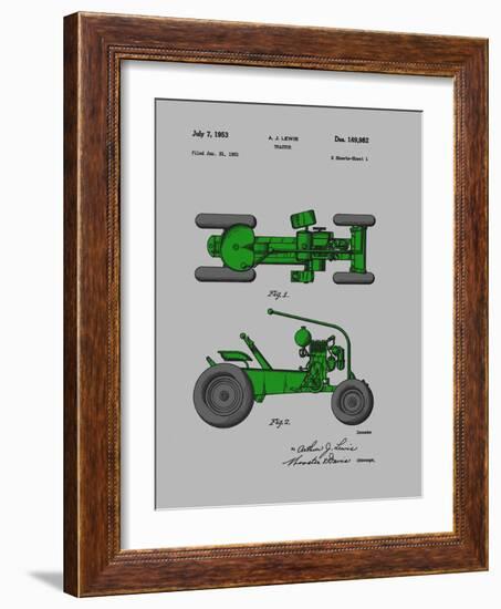 Tractor 1953-Dan Sproul-Framed Art Print