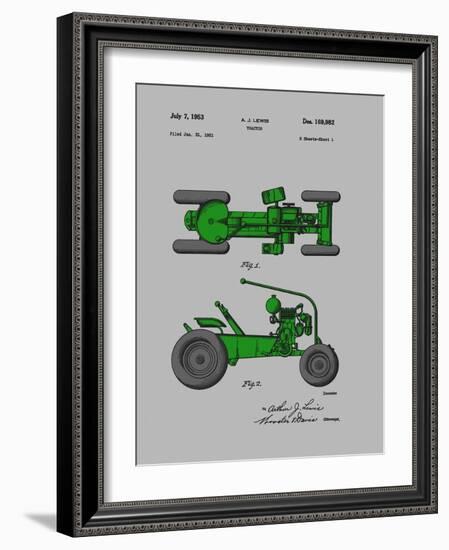 Tractor 1953-Dan Sproul-Framed Art Print