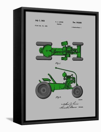 Tractor 1953-Dan Sproul-Framed Stretched Canvas