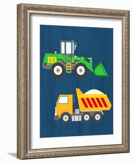 Tractor 1-Kimberly Allen-Framed Art Print