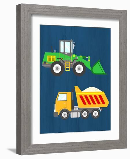 Tractor 1-Kimberly Allen-Framed Art Print