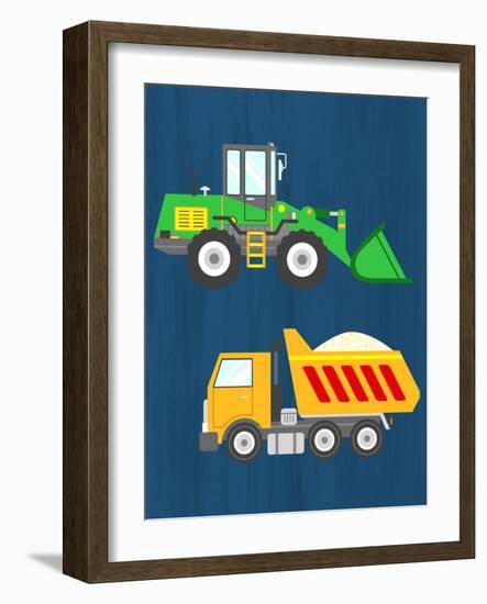 Tractor 1-Kimberly Allen-Framed Art Print
