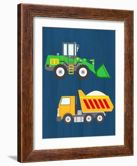 Tractor 1-Kimberly Allen-Framed Art Print