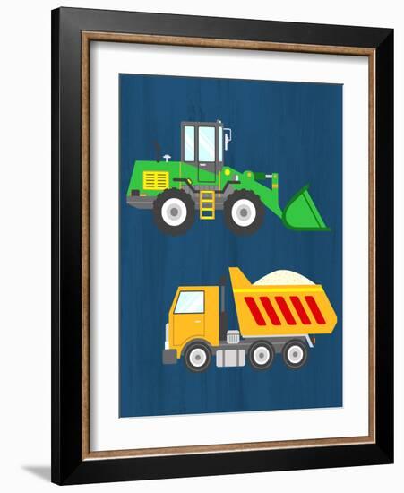 Tractor 1-Kimberly Allen-Framed Art Print