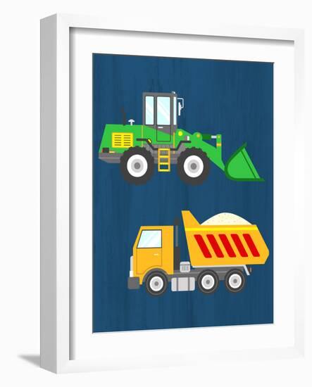 Tractor 1-Kimberly Allen-Framed Art Print