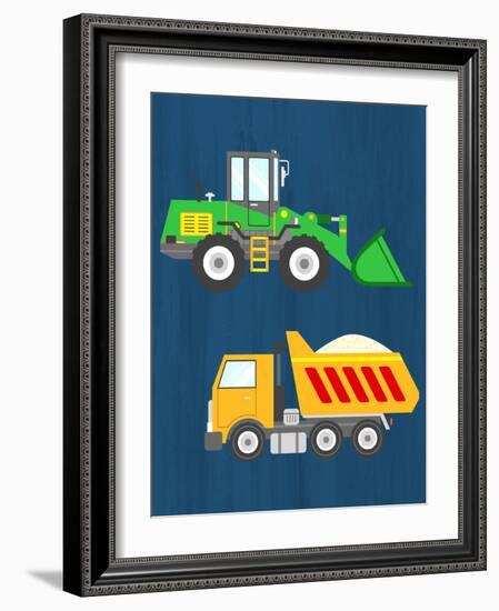 Tractor 1-Kimberly Allen-Framed Art Print