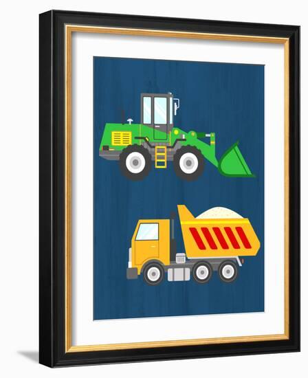 Tractor 1-Kimberly Allen-Framed Art Print