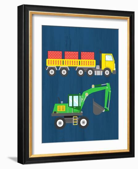 Tractor 3-Kimberly Allen-Framed Art Print