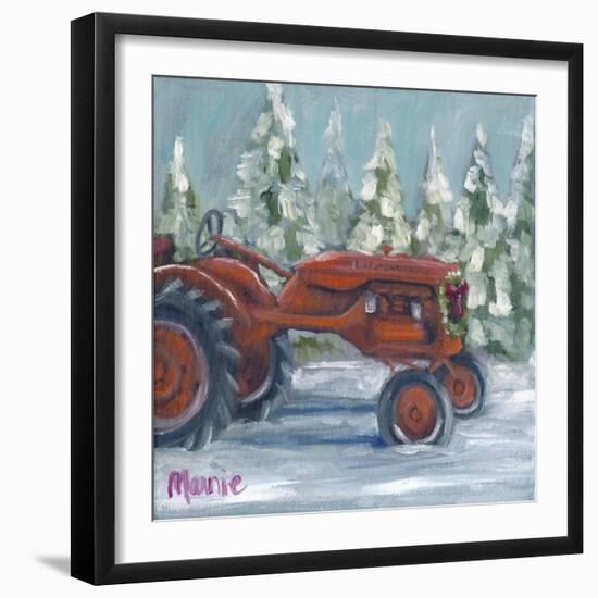 Tractor-4 Seasons-Allis Chalmers Holiday-Marnie Bourque-Framed Giclee Print