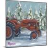 Tractor-4 Seasons-Allis Chalmers Holiday-Marnie Bourque-Mounted Giclee Print