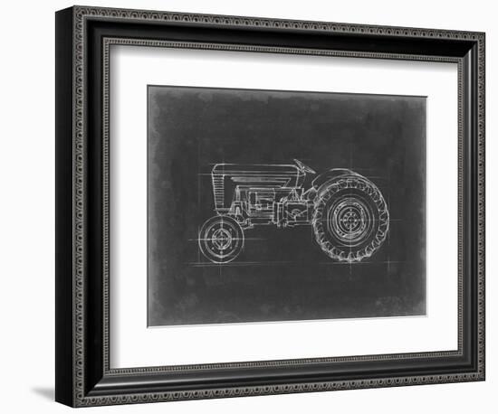 Tractor Blueprint I-Ethan Harper-Framed Premium Giclee Print