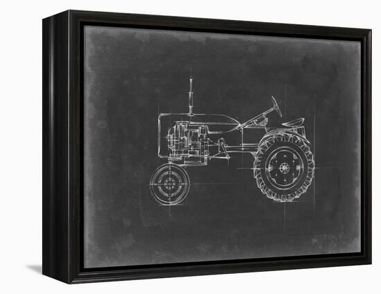 Tractor Blueprint III-Ethan Harper-Framed Stretched Canvas