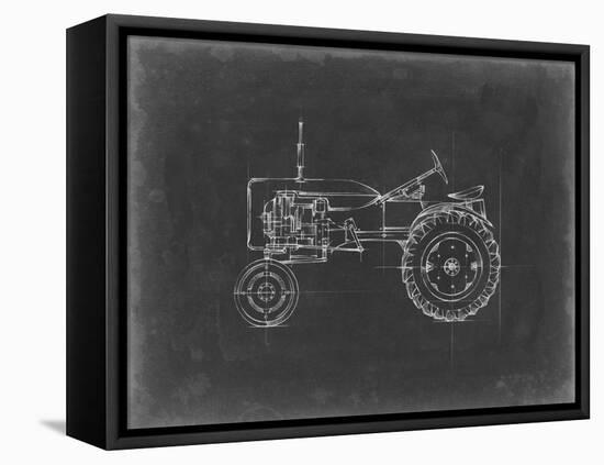 Tractor Blueprint III-Ethan Harper-Framed Stretched Canvas