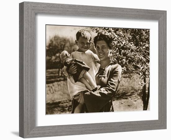 Tractor Driver Praskovya Angelina-null-Framed Photographic Print