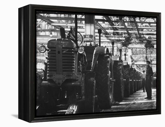 Tractor Plant in Minsk-Stan Wayman-Framed Premier Image Canvas