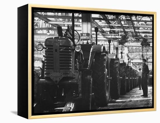 Tractor Plant in Minsk-Stan Wayman-Framed Premier Image Canvas