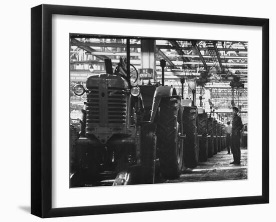 Tractor Plant in Minsk-Stan Wayman-Framed Photographic Print