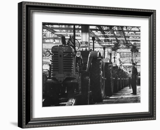 Tractor Plant in Minsk-Stan Wayman-Framed Photographic Print