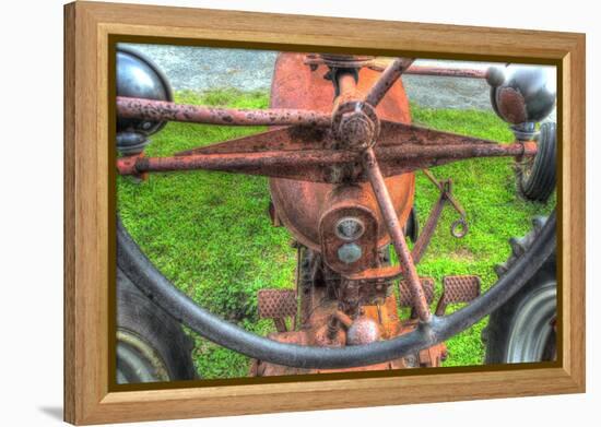 Tractor Seat 3-Robert Goldwitz-Framed Premier Image Canvas