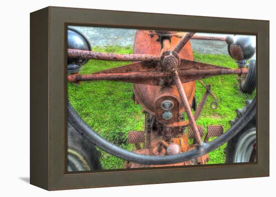 Tractor Seat 3-Robert Goldwitz-Framed Premier Image Canvas