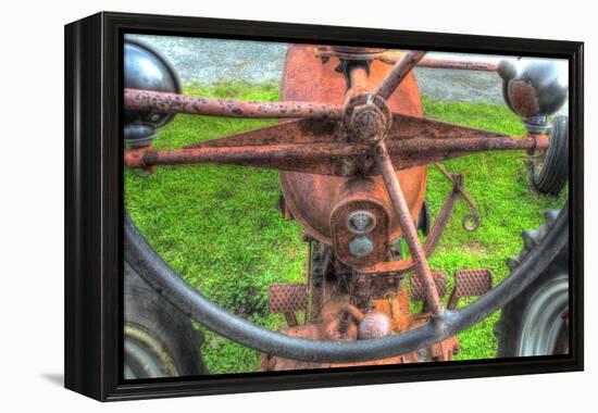 Tractor Seat 3-Robert Goldwitz-Framed Premier Image Canvas