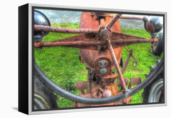 Tractor Seat 3-Robert Goldwitz-Framed Premier Image Canvas