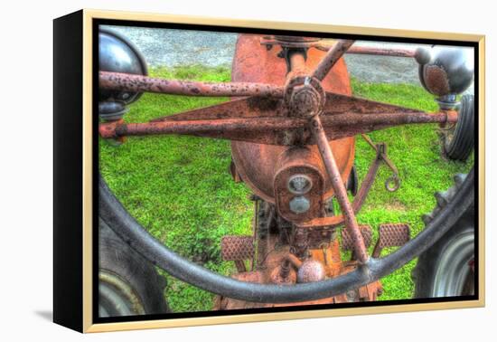 Tractor Seat 3-Robert Goldwitz-Framed Premier Image Canvas