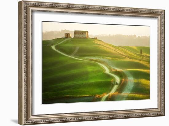 Tractor-Marcin Sobas-Framed Photographic Print