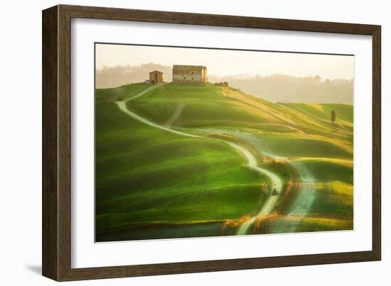 Tractor-Marcin Sobas-Framed Photographic Print