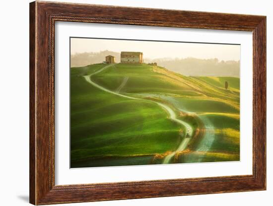 Tractor-Marcin Sobas-Framed Photographic Print