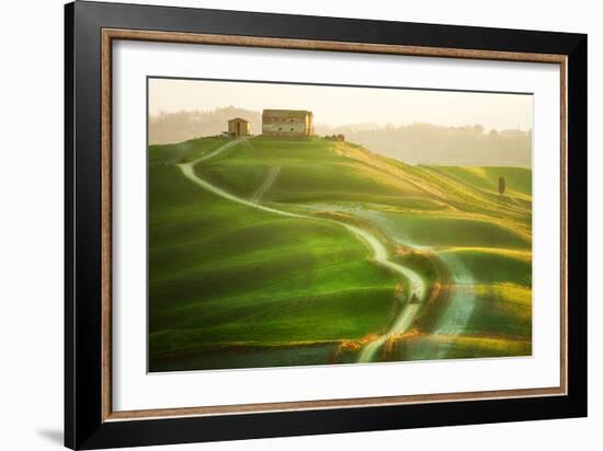 Tractor-Marcin Sobas-Framed Photographic Print