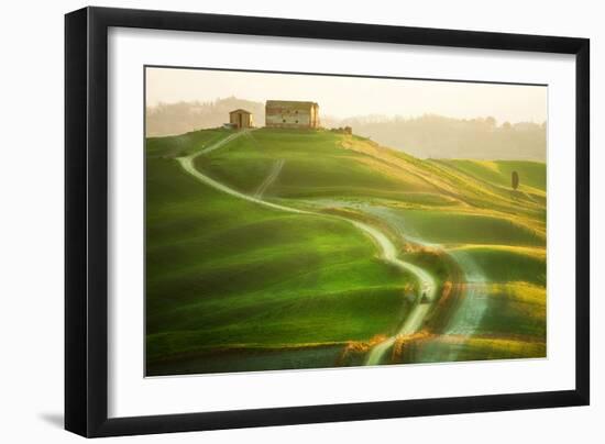 Tractor-Marcin Sobas-Framed Photographic Print