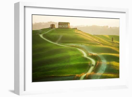 Tractor-Marcin Sobas-Framed Photographic Print