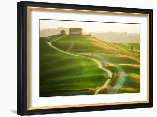 Tractor-Marcin Sobas-Framed Photographic Print