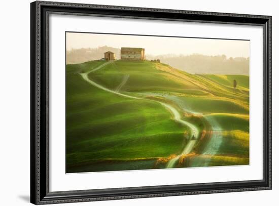 Tractor-Marcin Sobas-Framed Photographic Print