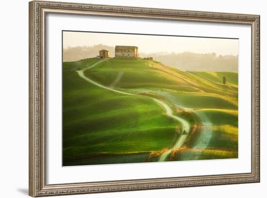 Tractor-Marcin Sobas-Framed Photographic Print