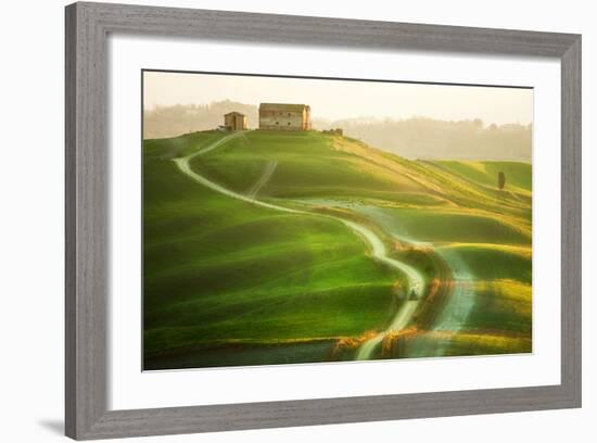 Tractor-Marcin Sobas-Framed Photographic Print