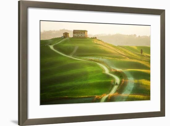 Tractor-Marcin Sobas-Framed Photographic Print